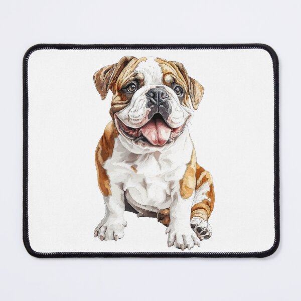 Item preview, Playful English Bulldog - cut out along the outlines 5 designed and sold by SteadyRolling.