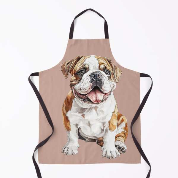 Item preview, Playful English Bulldog - cut out along the outlines 5 designed and sold by SteadyRolling.