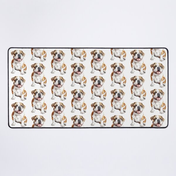 Item preview, Playful English Bulldog - cut out along the outlines 5 designed and sold by SteadyRolling.