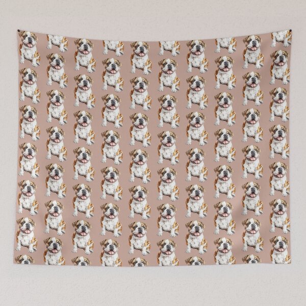 Item preview, Playful English Bulldog - cut out along the outlines 5 designed and sold by SteadyRolling.