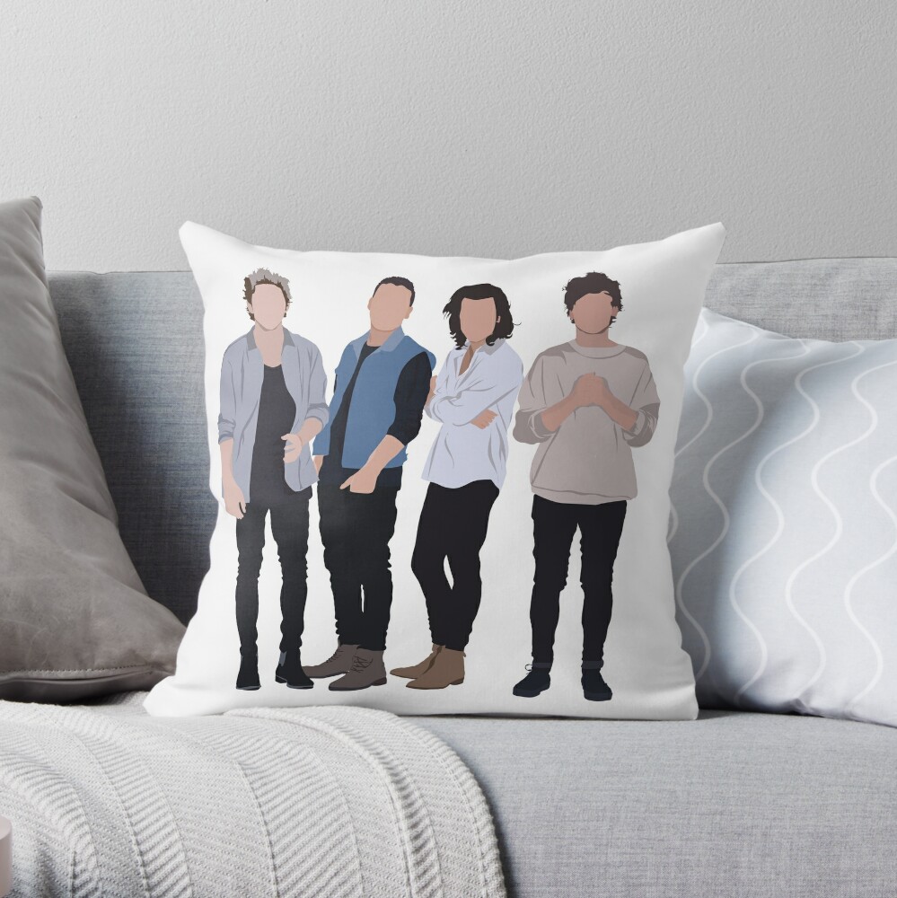 Accents, One Direction Decorative Throw Pillow