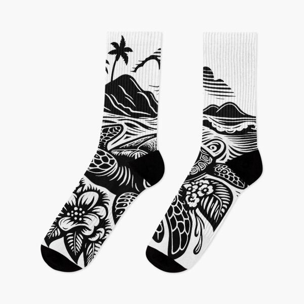 Item preview, Polynesian Turtle – Ocean & Tribal Tattoo Design designed and sold by CreaTahiti.