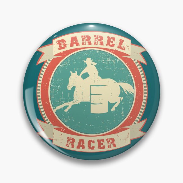 Item preview, Barrel Racer Rodeo Barrel Racing Equestrian  | NickerStickers® on Redbubble designed and sold by NickerStickers.