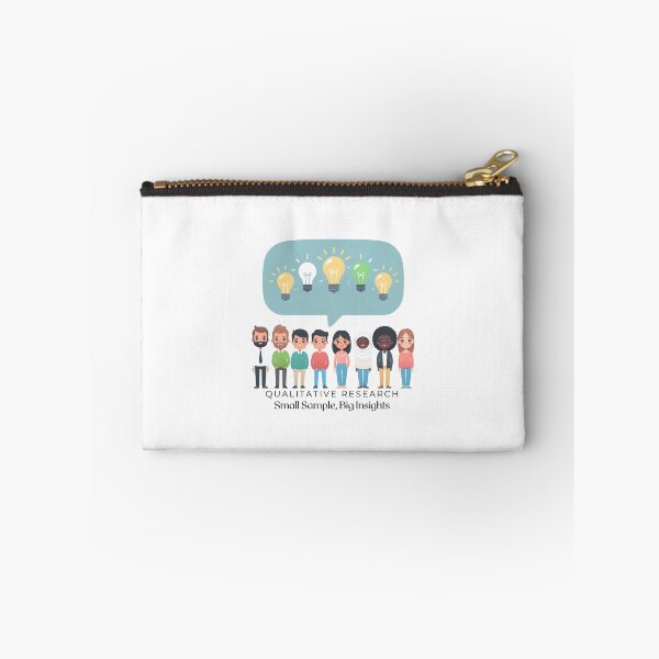 Item preview, Qualitative research small sample big insights designed and sold by Whimsical Design Space.