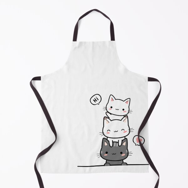 Item preview, Purrfect Hi – Stacked Cats Greeting designed and sold by GoldPerl.
