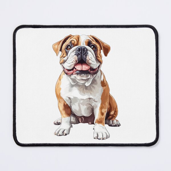 Item preview, Playful English Bulldog - cut out along the outlines 6 designed and sold by SteadyRolling.