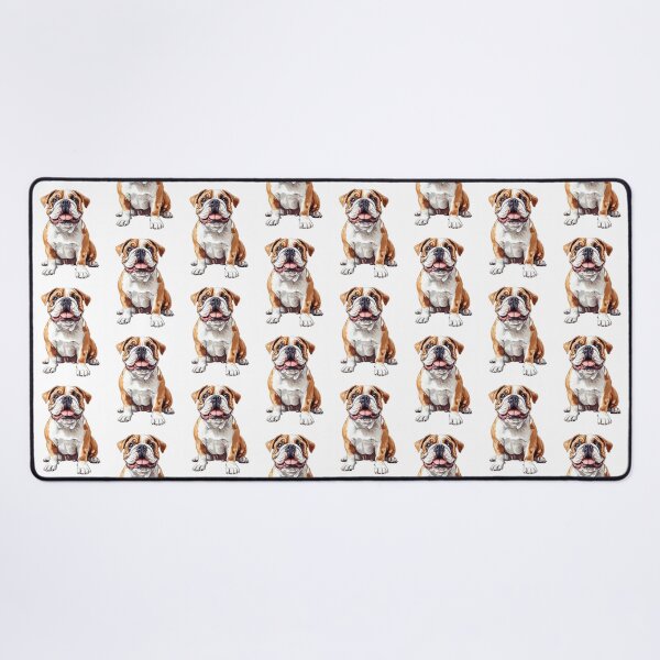 Item preview, Playful English Bulldog - cut out along the outlines 6 designed and sold by SteadyRolling.