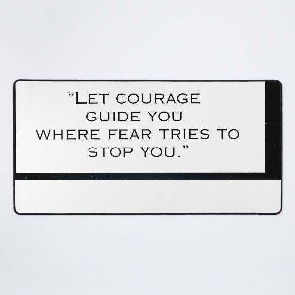 Item preview, Inspirational Quote For Courage Tuesday Work Quote designed and sold by CottageGingham.