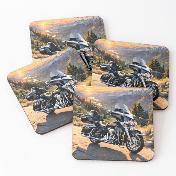 Item preview, Ride into the Horizon – Freedom on Two Wheels designed and sold by Artistic canvas store.