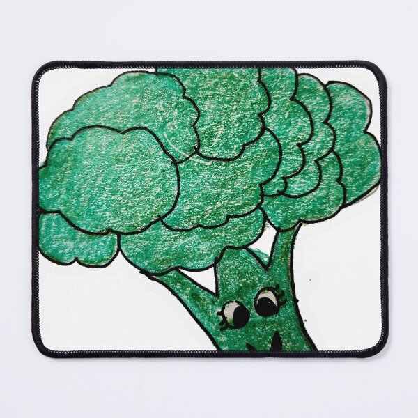 Item preview, Broccoli cartoon drawing designed and sold by Raineylanes.