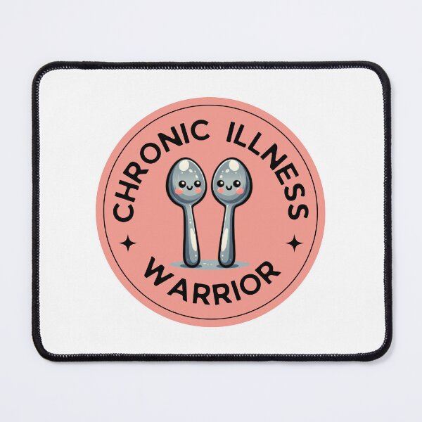 Item preview, Chronic Illness Warrior designed and sold by Whimsical Design Space.