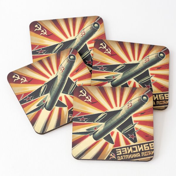 Item preview, MiG-15 Vintage Soviet Propaganda Poster designed and sold by Runway09.