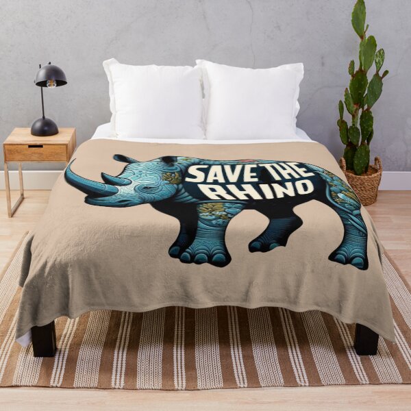 Item preview, Save The Rhino designed and sold by Myra365Art.