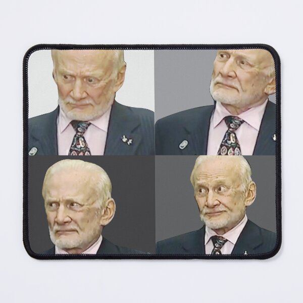 Item preview, current mood: Buzz Aldrin listening to Donald Trump talk about space designed and sold by Broserpina.