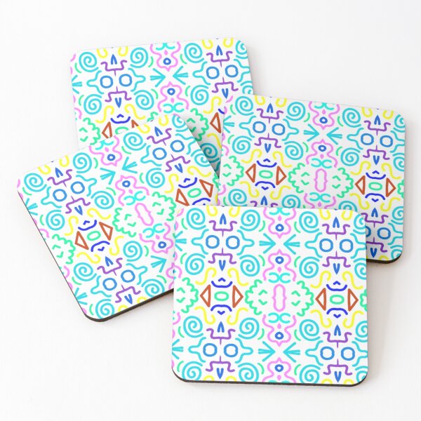 Item preview, Bizarre Shapes drawing in colours designed and sold by roshana3.