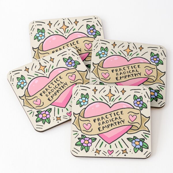Item preview, Practice Radical Empathy - American Traditional Style Inspired Art  designed and sold by TweeSpark.