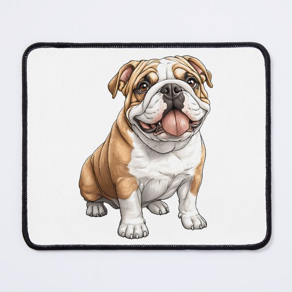 Item preview, Playful English Bulldog - cut out along the outlines 7 designed and sold by SteadyRolling.
