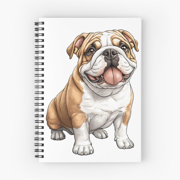 Item preview, Playful English Bulldog - cut out along the outlines 7 designed and sold by SteadyRolling.