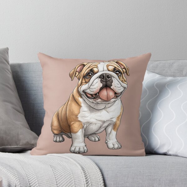 Item preview, Playful English Bulldog - cut out along the outlines 7 designed and sold by SteadyRolling.