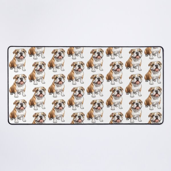 Item preview, Playful English Bulldog - cut out along the outlines 7 designed and sold by SteadyRolling.
