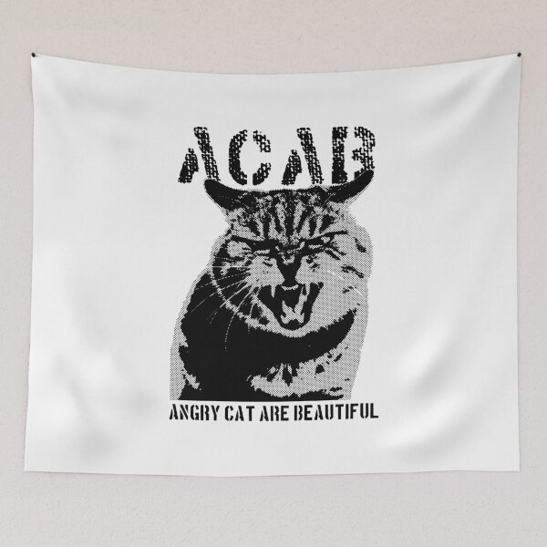 Item preview, ACAB: Angry Cat Are Beautiful designed and sold by anuggra.