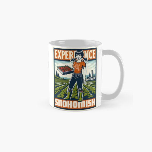 Vista previa del artículo con la obra «Póster de viaje vintage de Snohomish, Washington», diseñado y vendido por OSKAR-NOVAK.