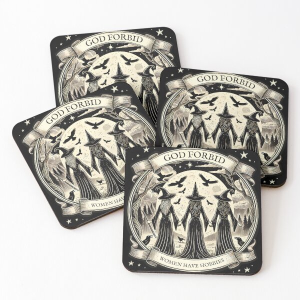 Item preview, God Forbid women have hobbies Witches  designed and sold by riadesignstore.