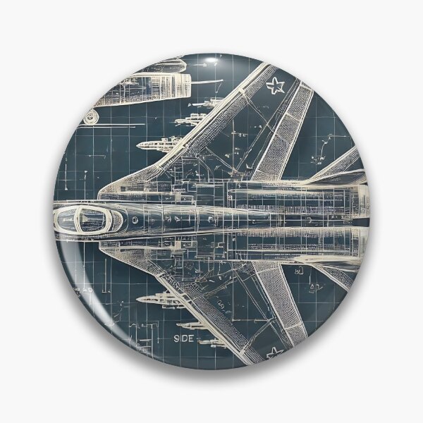 Item preview, MiG-29 Fighter Jet Blueprint Illustration designed and sold by Runway09.