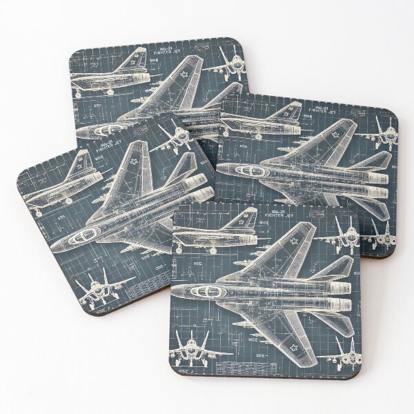 Item preview, MiG-29 Fighter Jet Blueprint Illustration designed and sold by Runway09.