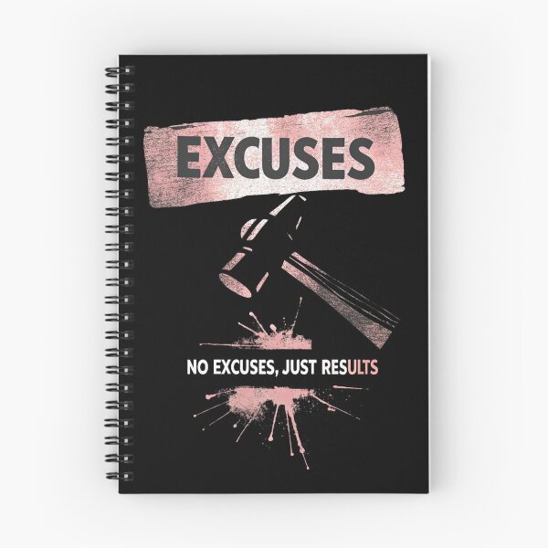 Item preview, No Excuses, Just Results designed and sold by FRADEX STORE.