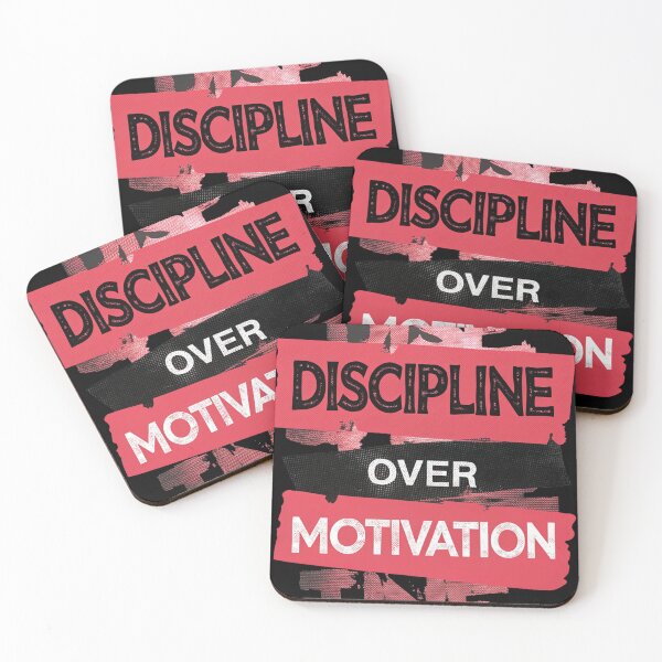Item preview, DISCIPLINE OVER MOTIVATION designed and sold by FRADEX STORE.
