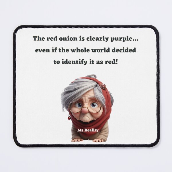 Item preview, The Red Onion Truth – Ms. Reality’s Perspective designed and sold by Bellassi.