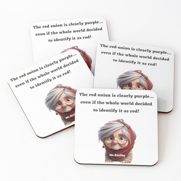Item preview, The Red Onion Truth – Ms. Reality’s Perspective designed and sold by Bellassi.