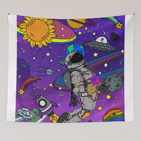 Item preview, Trippy Spaceman  designed and sold by QueenS-Gallery.