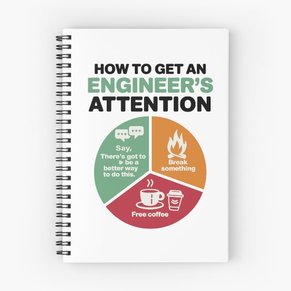 Item preview, How To Get An Engineer's Attention Funny data driven designed and sold by InspireSticker.