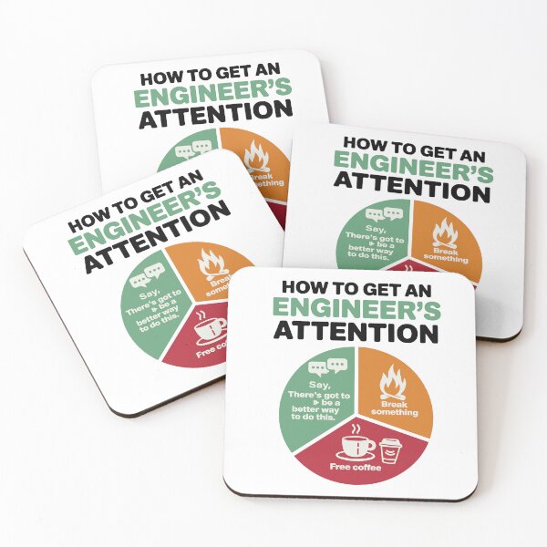 Item preview, How To Get An Engineer's Attention Funny data driven designed and sold by InspireSticker.
