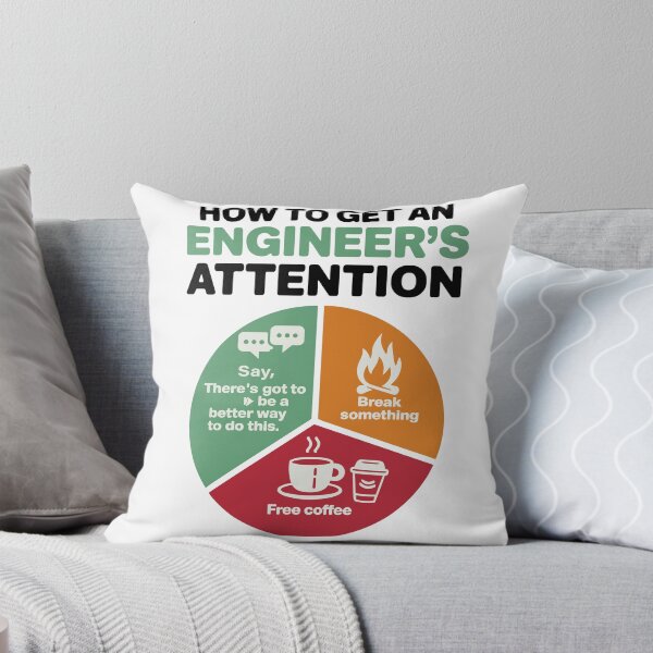 Item preview, How To Get An Engineer's Attention Funny data driven designed and sold by InspireSticker.