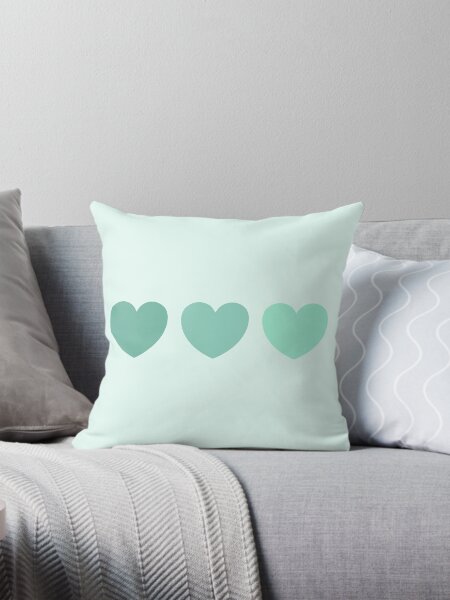 Item preview, 3 Hearts - Teal designed and sold by Lorelle Gifts.