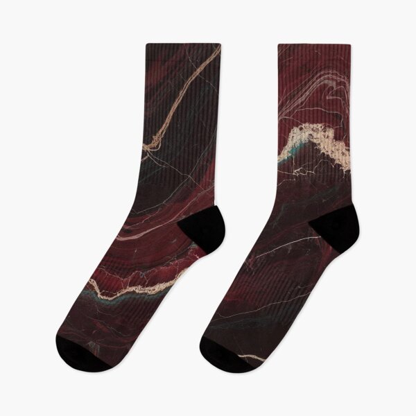 Item preview, Trendy Minimalist Marble Pattern Burgundy Dark Cherry Red  designed and sold by LEILA ART SPACE.
