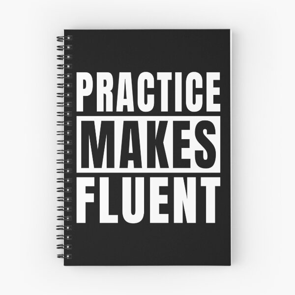 Item preview, Practice Makes Fluent designed and sold by MaryAller.