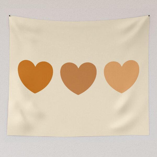 Item preview, 3 Hearts - Orange designed and sold by Lorelle Gifts.
