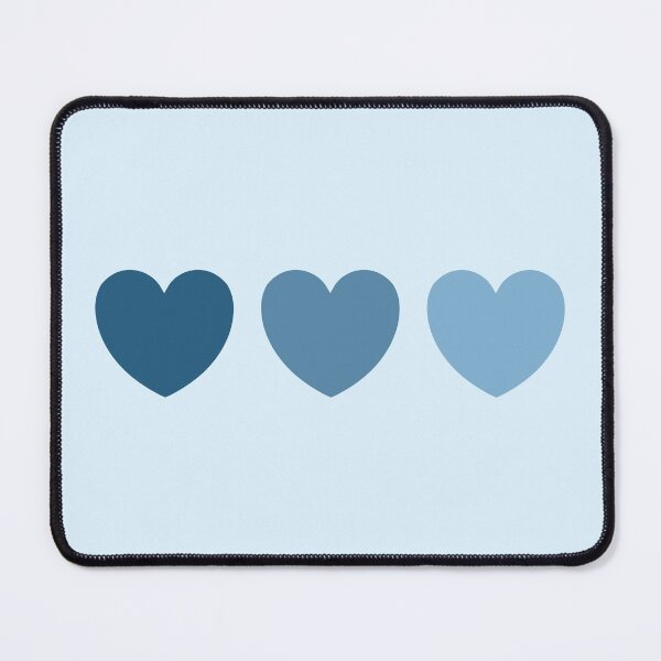 Item preview, 3 Hearts - Blue designed and sold by Lorelle Gifts.