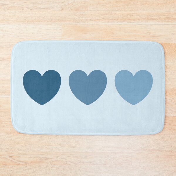 Item preview, 3 Hearts - Blue designed and sold by Lorelle Gifts.