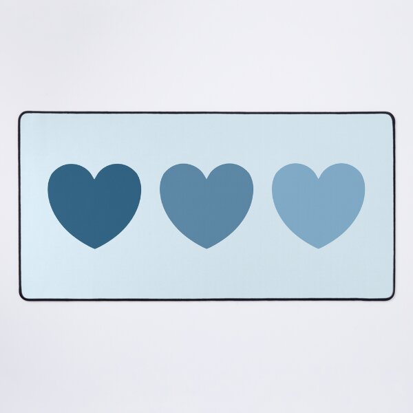 Item preview, 3 Hearts - Blue designed and sold by Lorelle Gifts.
