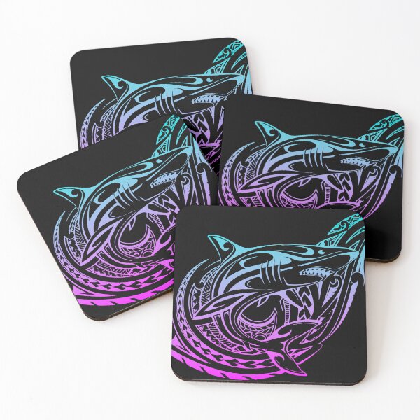 Item preview, Polynesian Shark – Tribal Tattoo Inspired by the Ocean designed and sold by CreaTahiti.