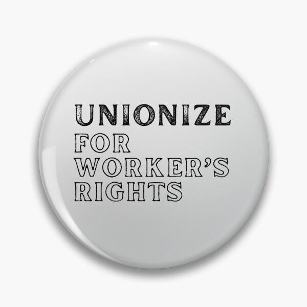 Item preview, unionize for workers rights_rough_black text designed and sold by quinnhopp.