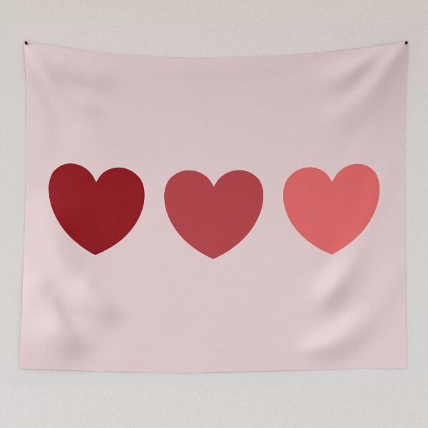 Item preview, 3 Hearts - Red designed and sold by Lorelle Gifts.