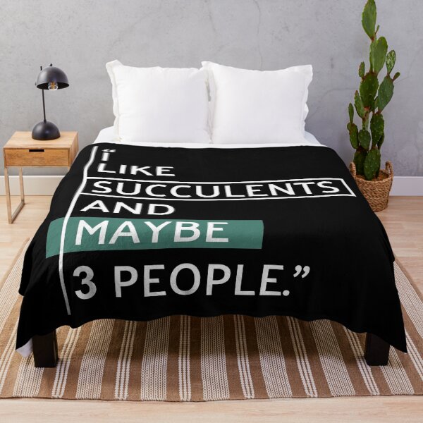 Item preview, I Like Succulents Funny Quote designed and sold by MaryAller.