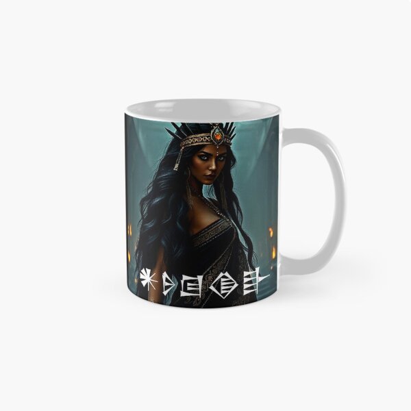 Item preview, Ereshkigal - Goddess of the Underworld- Sumerian Goddess Dark Feminine Power T-Shirt & Home Decor designed and sold by Earth Nature Creations.