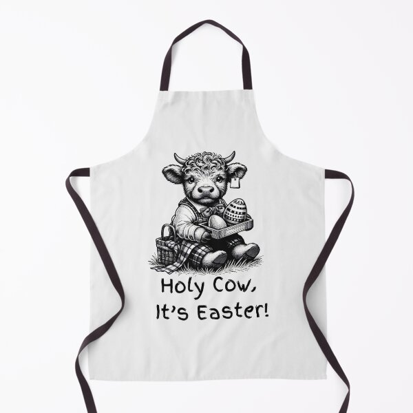 Item preview, Easter Cow Egg Hunter - Highlight Cow - Minimalist Animal Art designed and sold by BeaverFriends.